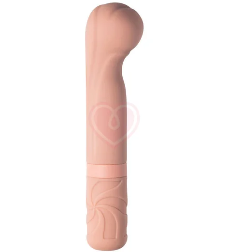 Мини-вибратор с головкой-бутоном Universe Rocky’s Fairy Mallet см бежевый фото 3
