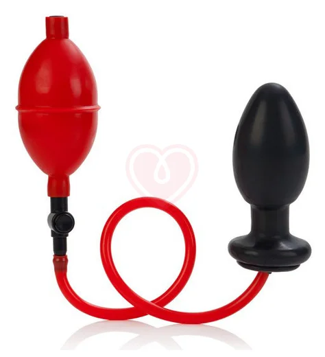 Анальная пробка с грушей для накачивания Expandable Butt Plug фото 4