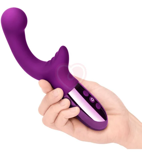 Вибратор для двойной стимуляции Le Wand XO фиолетовый фото 3