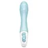 Расширяемый вибратор Satisfyer Air Pump Vibrator 5 с приложением голубой фото 3