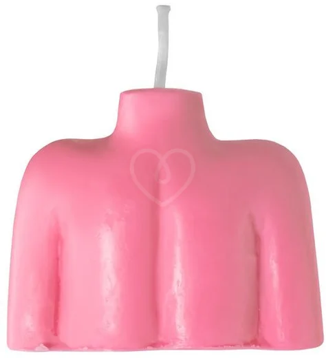 Декоративная свеча Женский силуэт Pecado BDSM розовая фото 2
