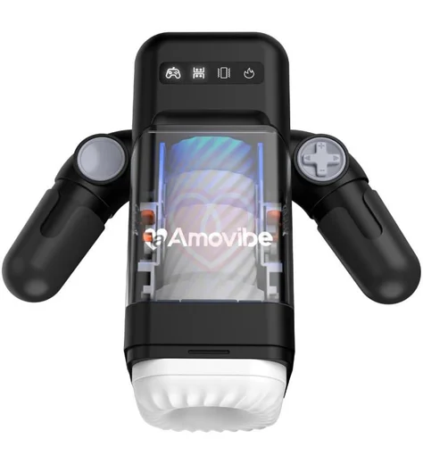 Робот-мастурбатор в форме джойстика Amovibe Game Cup чёрный фото 4