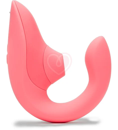 Вибратор для зоны G c бесконтактной стимуляцией клитора Womanizer Blend розовый фото 11