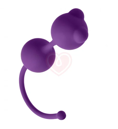 Вагинальные шарики с ушками Emotions Foxy фиолетовые фото 2