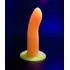 Светящийся в темноте фаллоимитатор Techno Light Keeper 12 см розовый фото 3
