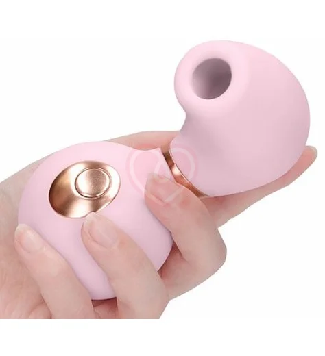 Клиторальный стимулятор с вибрацией Irresistible Invincible розовый фото 2