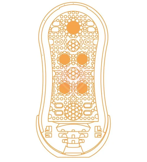 Мастурбатор Tenga Flip Orb Orange Crash фото 4