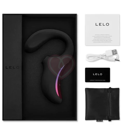 Вибратор Lelo Enigma с вакуумной стимуляцией чёрный фото 2