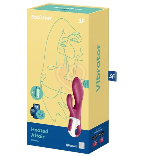 Вибратор-кролик Satisfyer Heated Affair с функцией нагрева и приложением фото 5