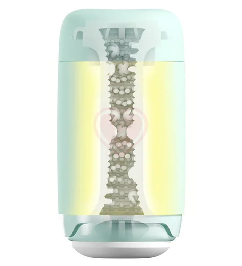 Мягкий мастурбатор Tenga Puffy Mint Green фото 3