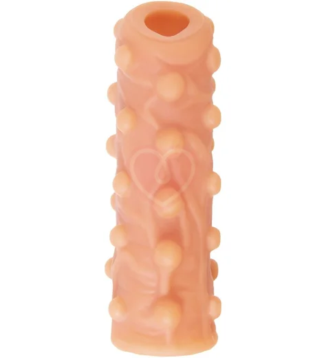 Насадка с открытой головкой и бугорками Kokos Nude Sleeve NS003-M фото 3