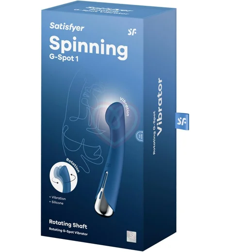 Вибратор для зоны G с ротацией Satisfyer Spinning G-Spot 1 синий фото 2