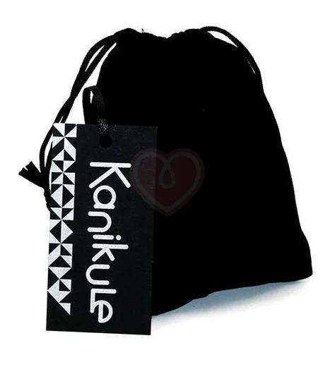 Маленькая золотая алюминиевая анальная пробка Small с розовым стразом фото 2