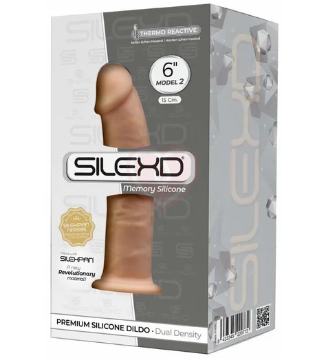 Фаллоимитатор на присоске SileXD Model 2 Memory Silicone 15 см телесный фото 2