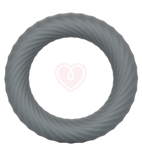 Пара эрекционных колец Link Up Edge серый-жёлтый фото 3