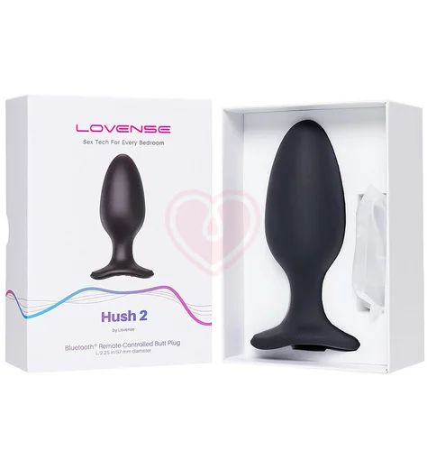 Большая анальная пробка Lovense Hush 2 L с приложением фото 7