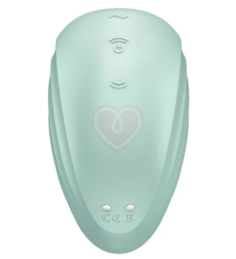 Вакуумный вибростимулятор Satisfyer Pearl Diver мятный фото 3