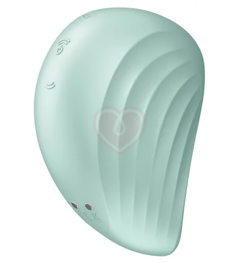 Вакуумный вибростимулятор Satisfyer Pearl Diver мятный фото 4