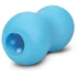 Рельефный мастурбатор Mini Double Bubble голубой фото 2