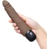 Изогнутый реалистичный вибратор PowerCocks 16 см шоколад фото 5