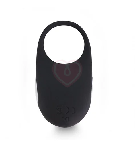 Эрекционное кольцо с вибрацией Thor Cockring Black черное фото 2