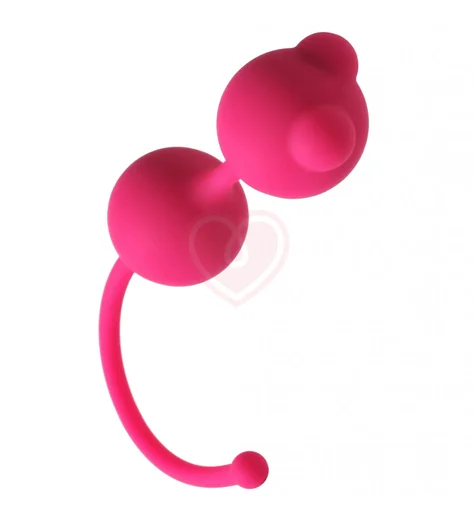Вагинальные шарики с ушками Emotions Foxy розовые фото 2