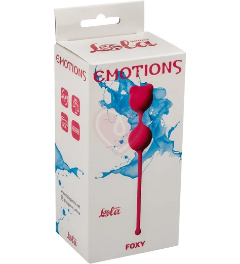 Вагинальные шарики с ушками Emotions Foxy розовые фото 3