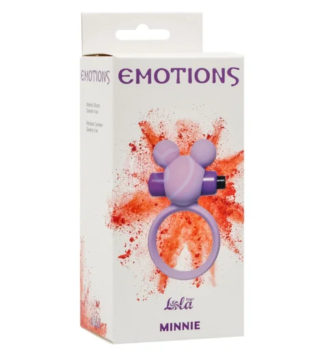 Эрекционное виброкольцо Emotions Minnie 3 см фиолетовое фото 3