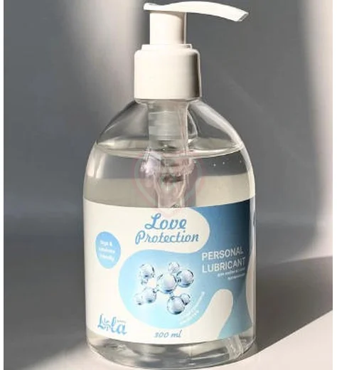 Лубрикант с пантенолом и гиалуроновой кислотой Love Protection 300 мл фото 2