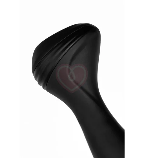 Надувная анальная пробка с вибрацией и пультом ДУ Popo Pleasure Phoenix чёрная фото 13