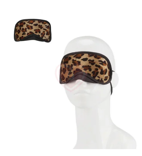 Маска на глаза Peek-A-Boo Love Mask леопардовая фото 2