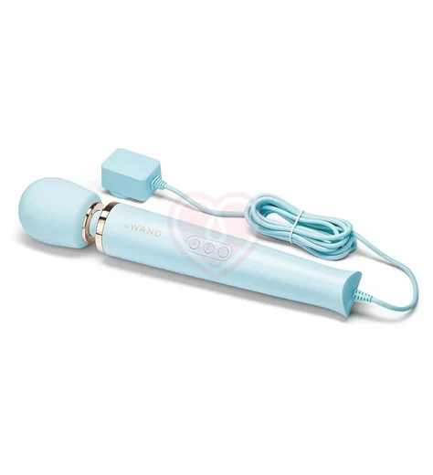 Проводной вибромассажёр Le Wand Plug-In голубой фото 3