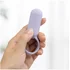 Эрекционное кольцо с клиторальной стимуляцией Iroha SVR Very Peri сиреневое фото 2