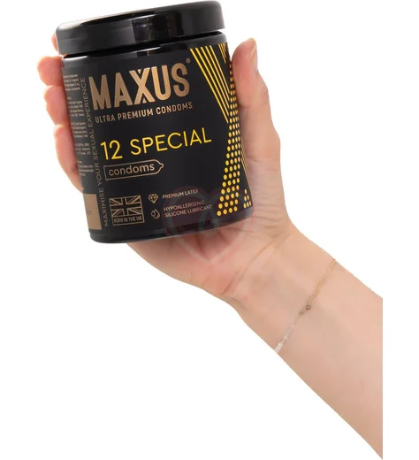 Набор точечно-ребристых презервативов Maxus Special X-Edition 12 шт с кейсом фото 5