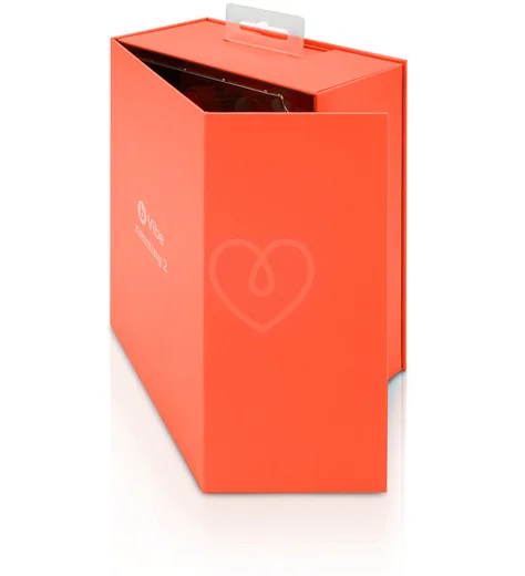 Анальная вибропробка с ротацией b-Vibe Rimming 2 оранжевая фото 3