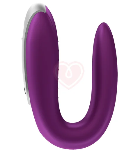 Парный вибратор Satisfyer Double Fun с управлением от приложения или пульта фиолетовый фото 2