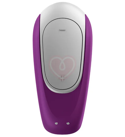 Парный вибратор Satisfyer Double Fun с управлением от приложения или пульта фиолетовый фото 5