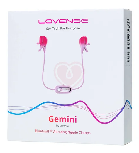 Зажимы для сосков Lovense Gemini с вибрацией и управлением от приложения фото 7