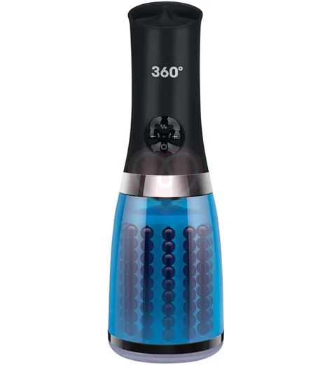 Мужской мастурбатор с ротацией Zolo 360 фото 2