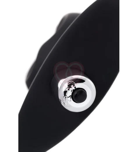 Анальная пробка расширитель с вибрацией Popo Pleasure by Toyfa Cordis M чёрная фото 5