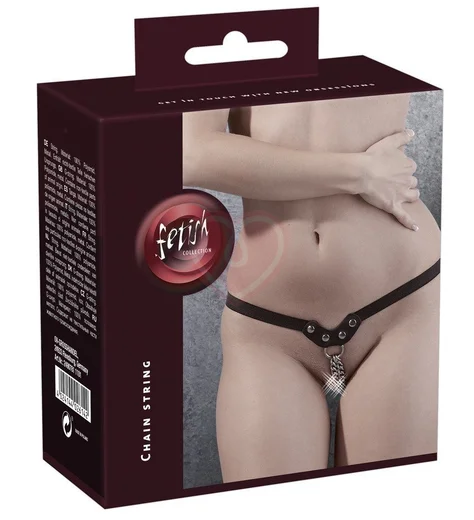 Стринги с металлическими цепочками фото 3