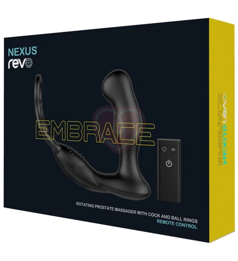 Стимулятор простаты с колечками для члена и мошонки Nexus Revo Embrace фото 4