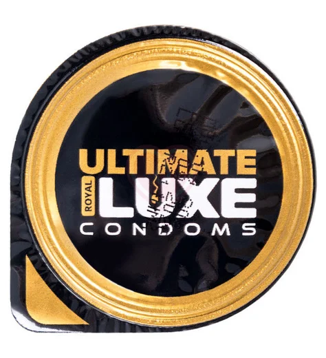 Презерватив Luxe Ultimate Black Реактивный Трезубец с ароматом шоколада 1 шт фото 3