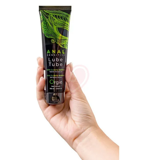 Гибридный анальный лубрикант Orgie Anal Sensitive с гиауроновой кислотой 100 мл фото 2