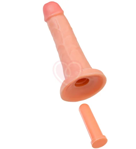 Реалистичный фаллоимитатор на присоске RealStick Caliber 20-4 телесный фото 9