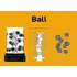 Мягкий мастурбатор с шариками Tenga Crysta Ball прозрачный фото 3