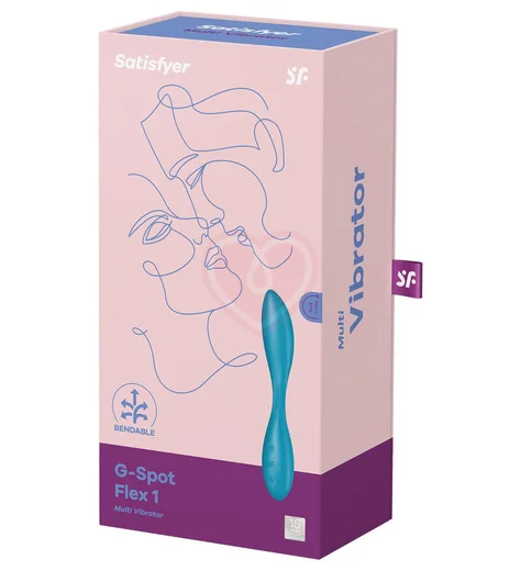 Гибкий вибратор Satisfyer G-Spot Flex 1 голубой фото 5