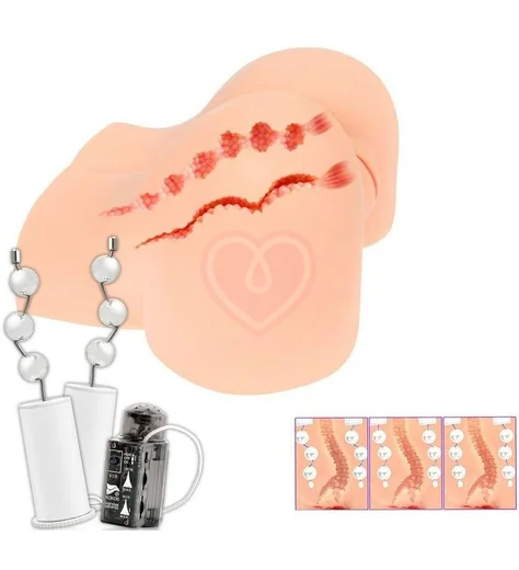 Мастурбатор попка с вагиной и анусом Kokos Alice с вибрацией фото 3