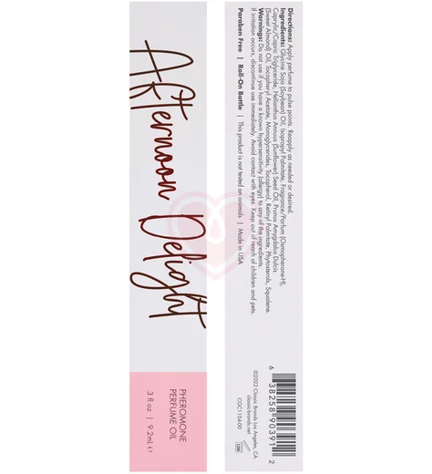 Парфюмерное масло с феромонами CG Afternoon Delight тропический цветочный аромат 9 мл фото 3