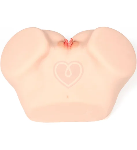 Мастурбатор-полуторс с вагиной и анусом Onahole Real Vagina с двойным слоем фото 4